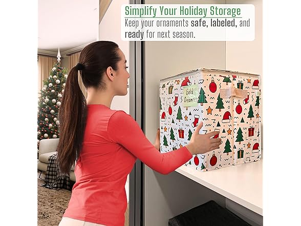 Veno SBL-0003 Christmas Ornament Storage Box