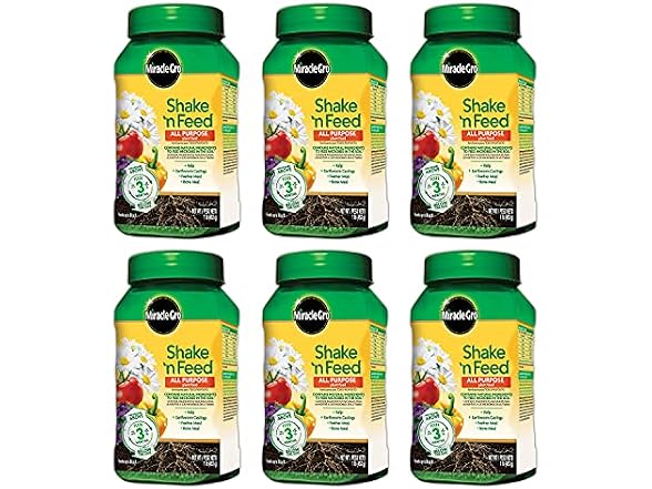 Miracle-Gro Shake 'N Feed All Purpose, 1 lb. (6-pack)