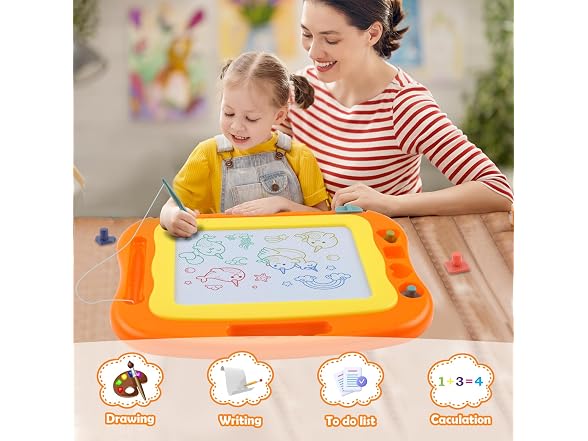 BABLOCVID Magnetic Doodle Board