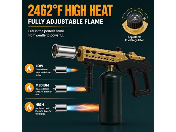 Powerful Propane Flame Thrower Gun