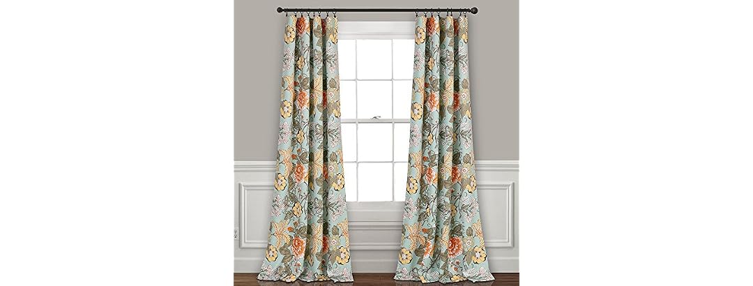 Lush Decor Sydney Light Filtering Window Curtain Panels