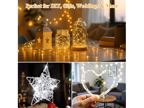 Brightever B0G3QKTZYW 12-Pack Led Fairy Lights