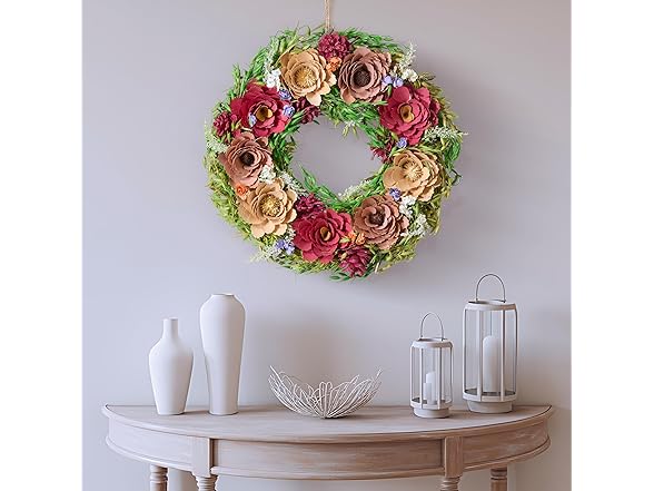 National Tree Company 17" Spring Wood Curl Wreath