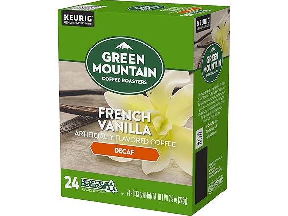 Green Mountain French Vanilla Decaf 96ct