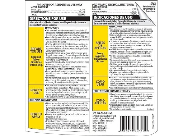 Bayer Advanced BioAdvanced Termite Killer Granules