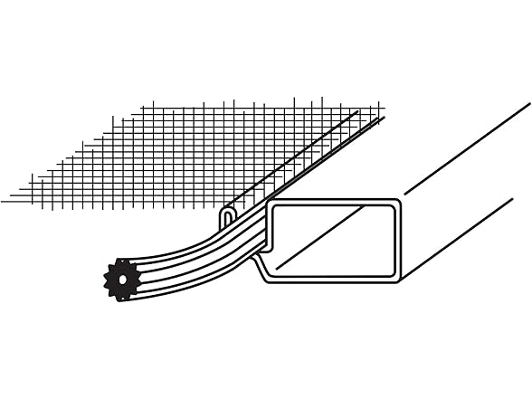 0.120 In. x 25 foot, Black Spline