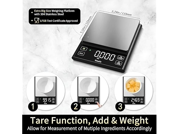 Vitafit 11lb Food Scale