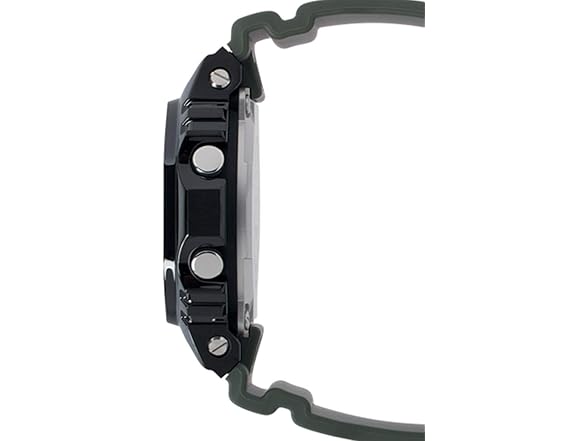Casio Men's G-Shock Digital Black Ion-Plated Metal Bezel Camo Dial Watch GM5600B-3 (Open Box)