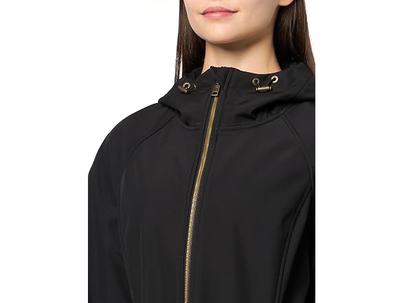 Tommy Hilfiger Women (S) Belted Hooded Raincoat