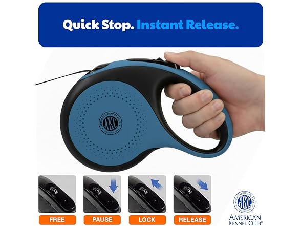 American Kennel Club Heavy Duty Retractable Leash