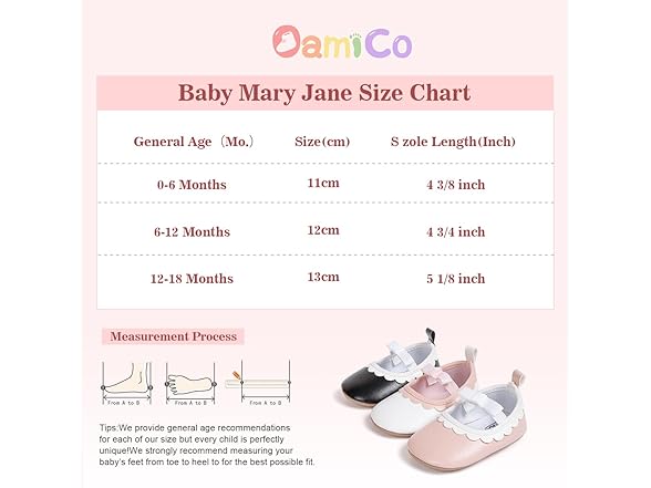 Infant Baby Girls Mary Jane Flats