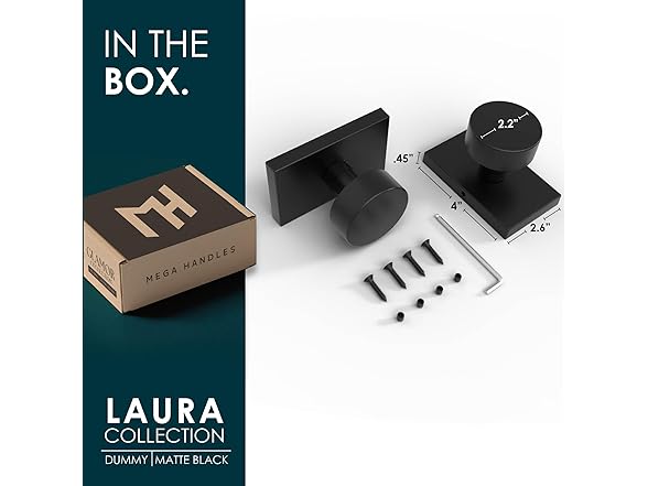 Mega Handles Laura Door Knob