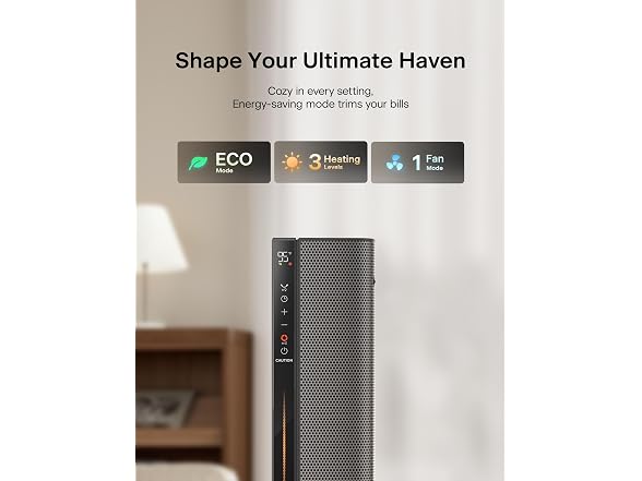 PELONIS 23 Ceramic Tower Baseboard Ceramic Heater
