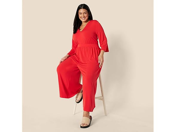 AE Womens VNeck WideLeg Jumpsuit (S & L)