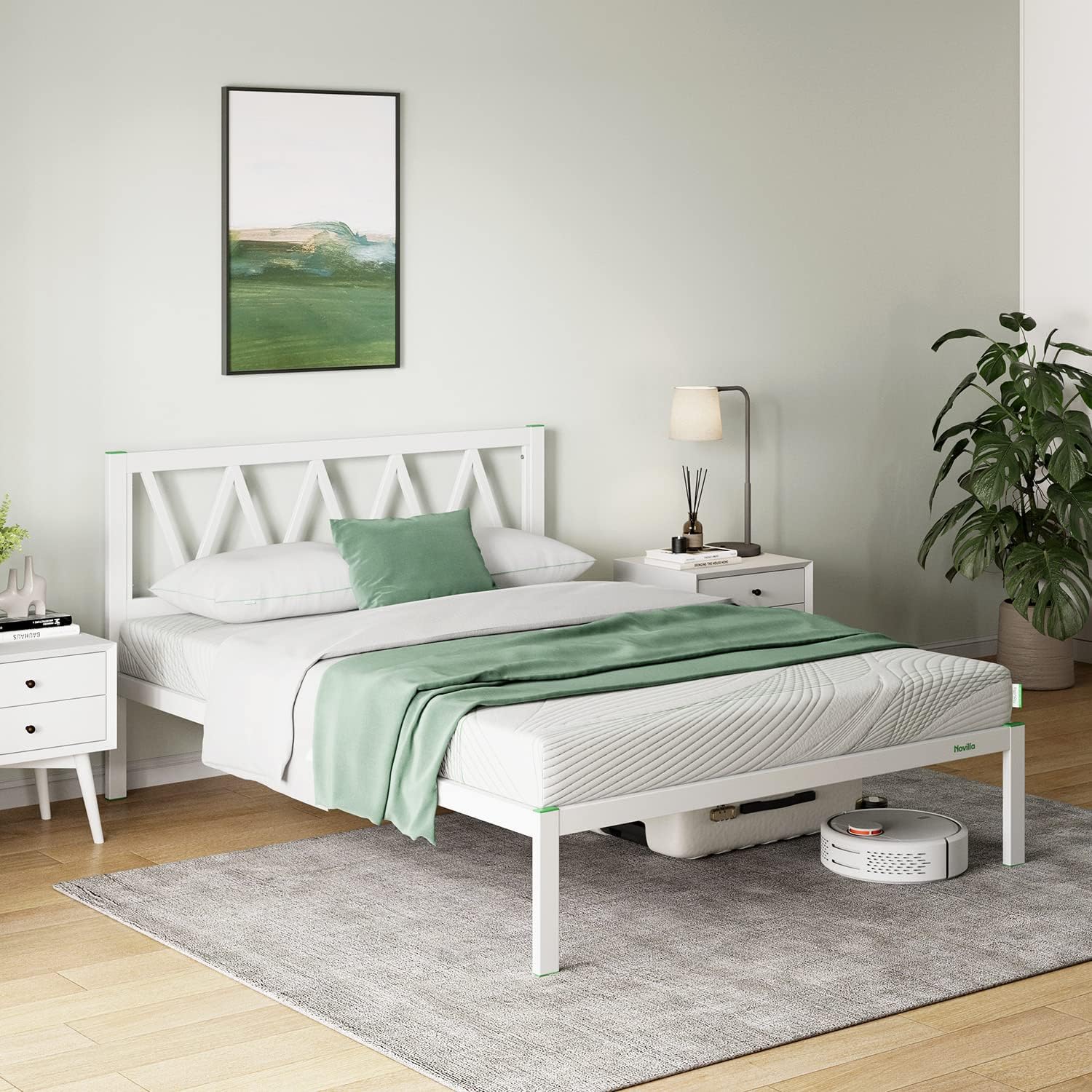 Novilla Full Bed Frame w/ Headboard 14" - Gallery 13