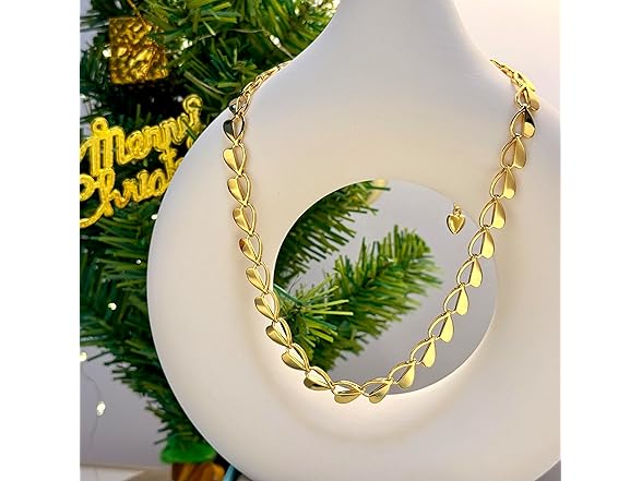 Vivid Double Heart Chain