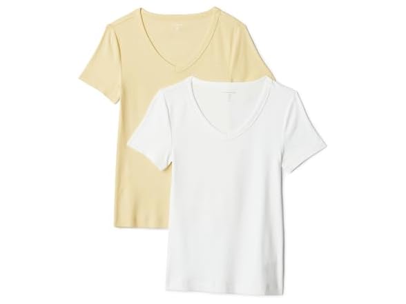 Pastel Yellow/White