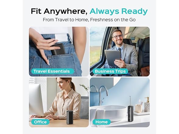 COSLUS T50 Portable Water Flosser Black