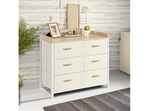 SONGMICS Kids Dresser with 6 Drawers