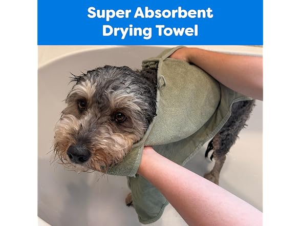SPOT Clean Paws Chenille Microfiber Dog Towel