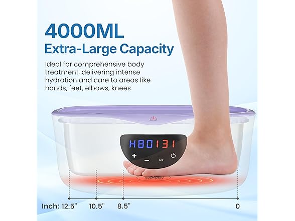 Sunvivipro Purple Paraffin Wax Warmer Kit