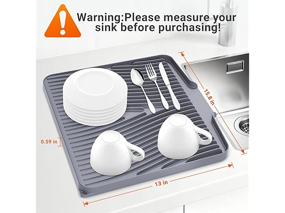 COPLIB Silicone Dish Drying Mat