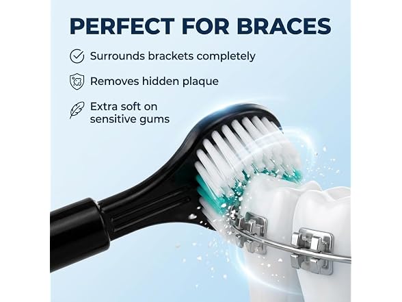 Pursonic 3 Sided Toothbrush 4 Pack Blue - Gallery 4