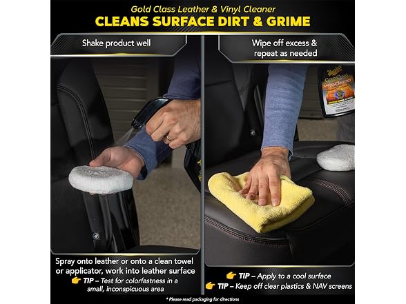 Meguiar's Leather Care Kit - Premium Car Cleaner