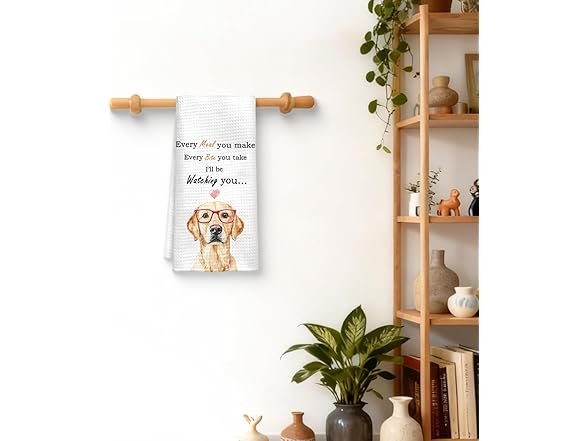 Funny Labrador Retriever Kitchen Towel