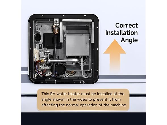 KINGRVER 6 Gallon RV Tank Water Heater, RV Propane  (Open Box)