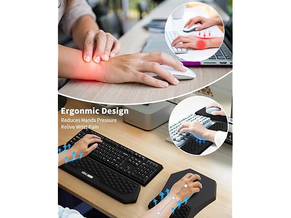 abc.mat Ergonomic Mouse & Keyboard Rest