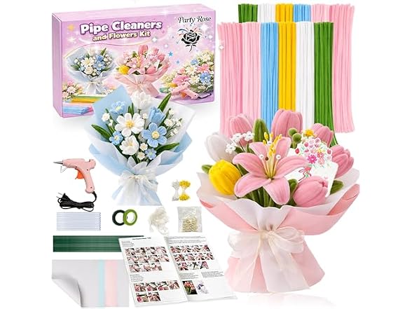 650PCS Pipe Cleaners Craft, Pipe