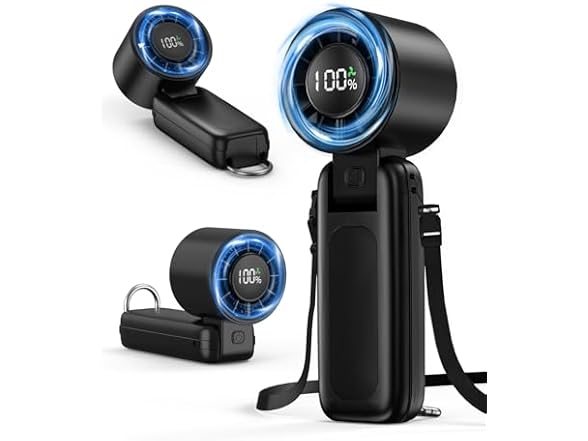 Eoboya 4 in 1 Handheld Portable Fan