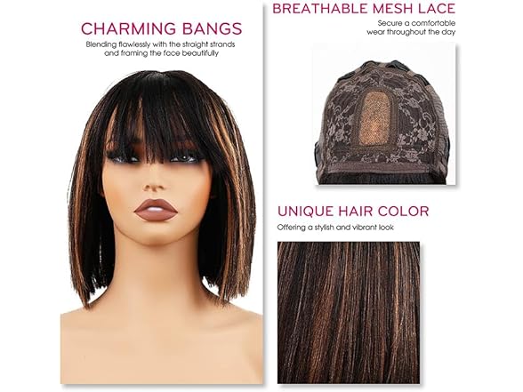 BIG G HAIR 10 inch Yaki Straight Bob