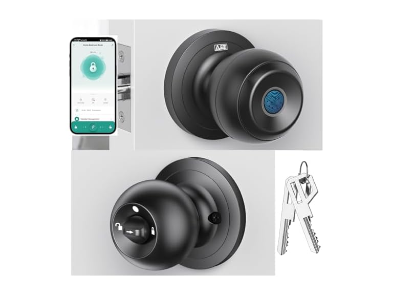 AST Fingerprint Door Knob w/Auto Lock