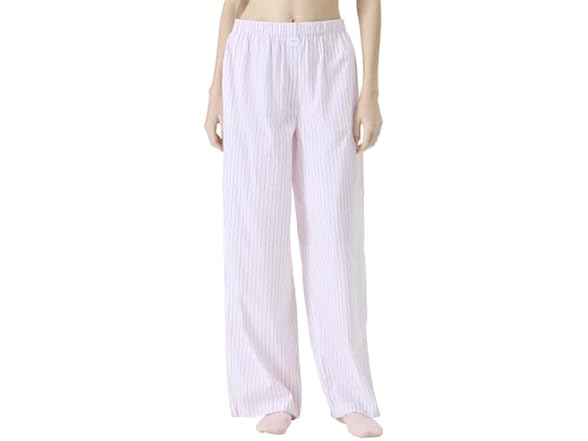 White Pink Stripe