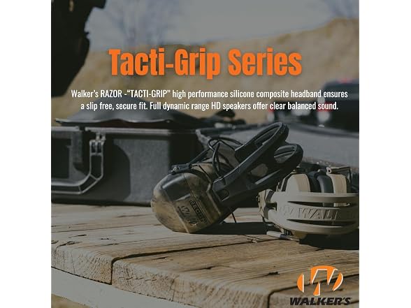 WALKER'S Razor Tacti-Grip Slim Electronic Muff
