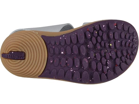 Merrell Girl's Bare Steps Sandal Sandal, silver, 085 Medium US Toddler