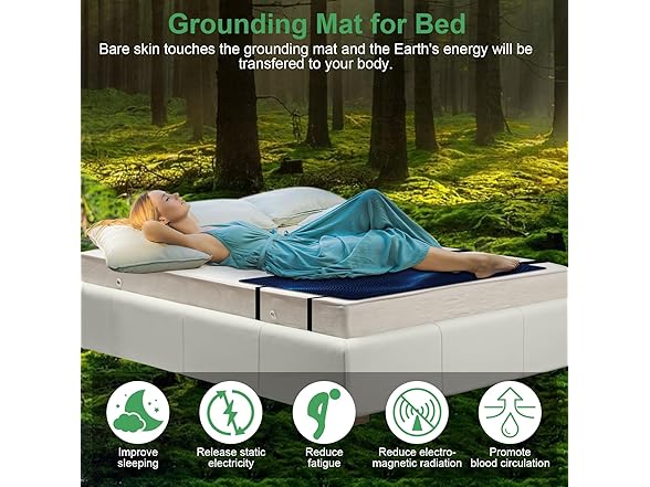 Grounding Mat for Bed (King, 76"x27")