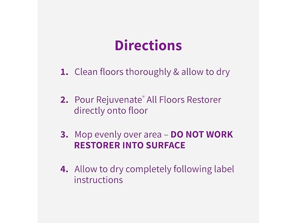 Rejuvenate All Floors Restorer 1 Gal