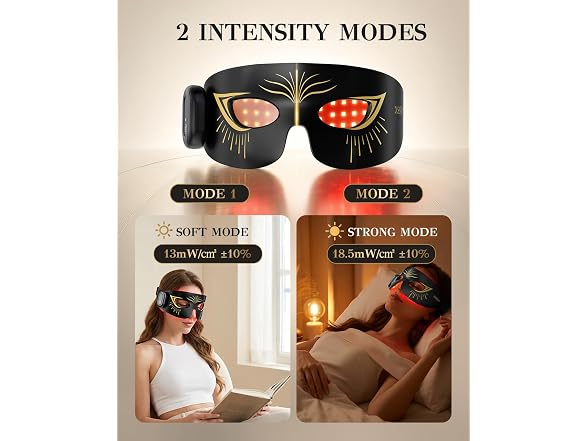 Red Light Therapy Under-Eye Mask