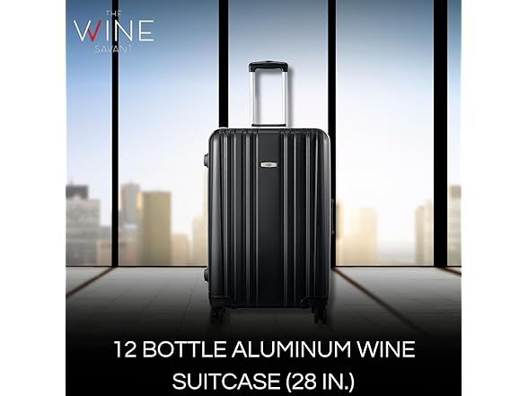 Wine Bottle Suitcase Aluminum (12 Bottles)