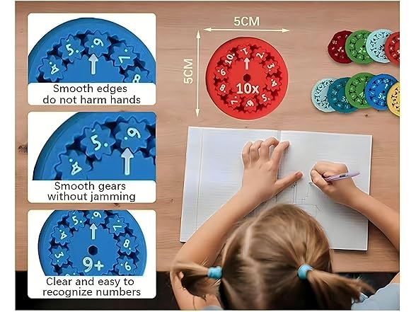 Generic Math Fact Fidget Spinner Set 18