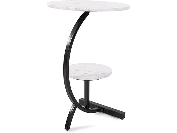 Howard Elliott Collection Tobin Drink Table Round White