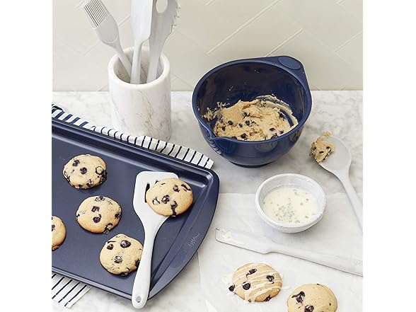 Wilton Marble Silicone Kitchen Utensils Set, 6-Piece