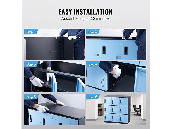 VEVOR Metal Locker for Employees, 9