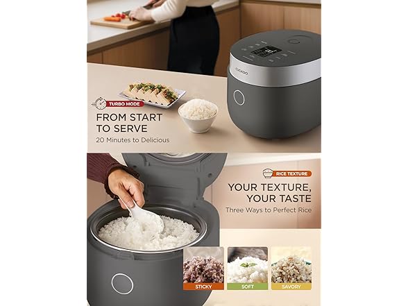 CUCKOO Non-Pressure Rice Cooker 8-Cup Uncooked