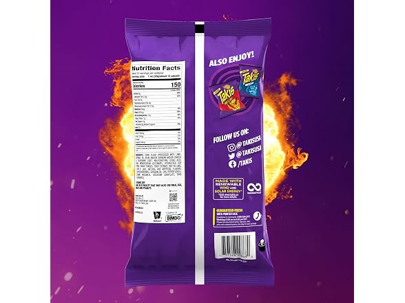Takis Fuego Rolled Tortilla Chips 14 Bags