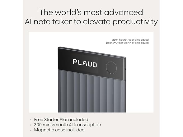 (NEW) Plaud Note Pro AI Voice Recorder