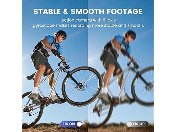 Euorosi Action Camera 4K 60FPS 48MP